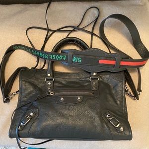 Balenciaga s city dark gray